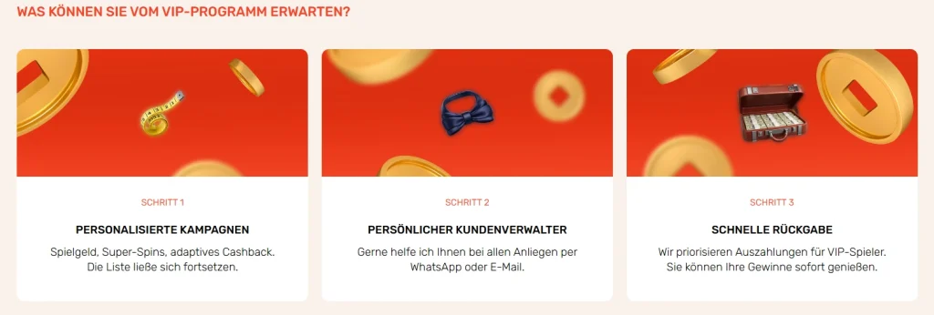 Koi Casino VIP Programm Übersicht mit personalisierten Kampagnen und schnellen Auszahlungen